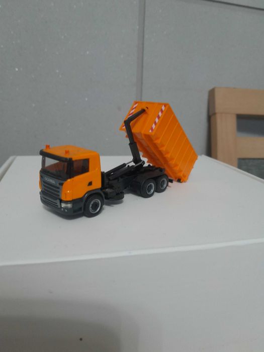 Man hakowiec z przyczepą herpa 200 zł. Scania hakowiec 120 zł