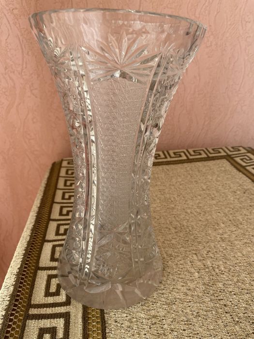 Duze wazony kryształowe PRL