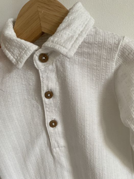 Koszula body next 62 białe jak newbie
