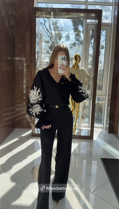 Miss diamond вишиванка , рубашка