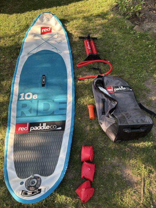 Deska SUP Red Ride 10.6 – uszkodzona, z akcesoriami