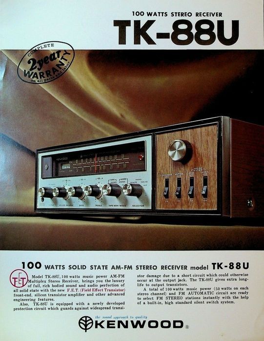1967r. Kenwood TK-88 Solid state