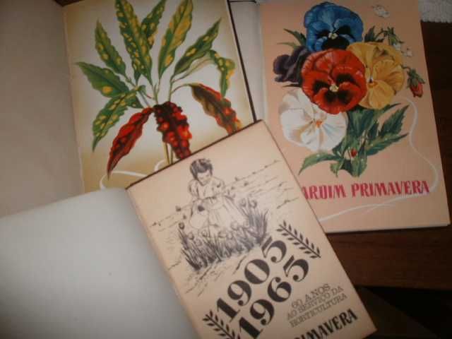 3 catálogos jardim primavera 1957/58,1958/1959,1965/1966