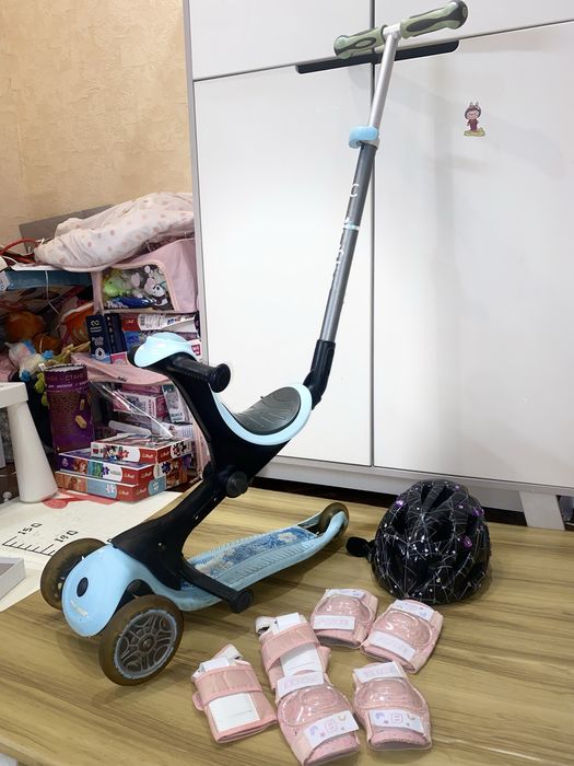 Самокат GLOBBER GO UP DELUXE LIGHTS 5в1 колеса що світяться