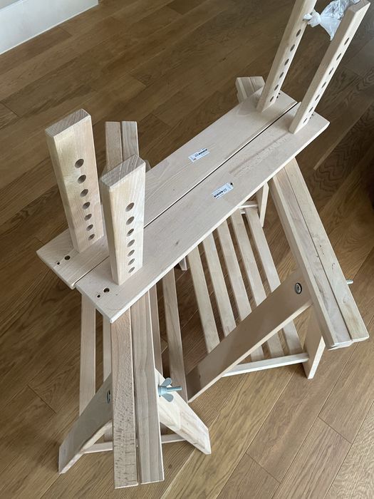 Kozioł/ nogi do biurka/ brzoza/Ikea