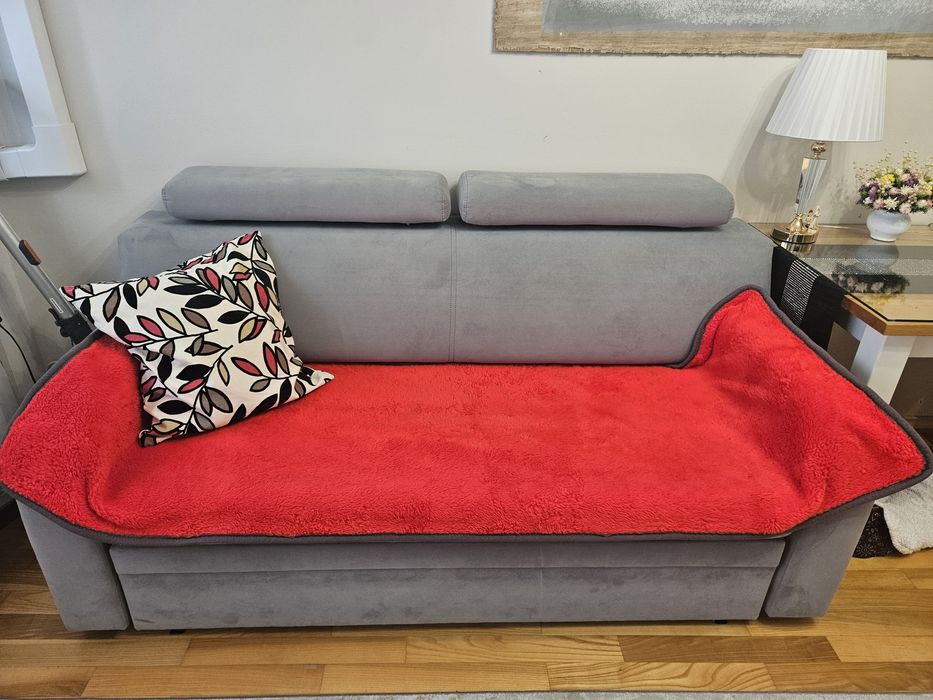 Sofa Łóżko 3 osobowa z funkcją spania i pojemnikiem Morgan okazja