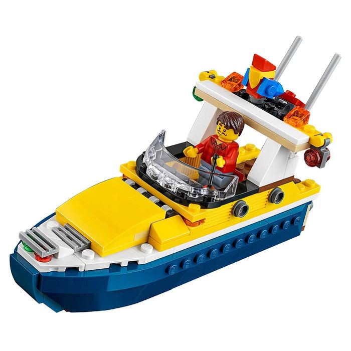 LEGO 31064 Creator 3w1 - Przygody na wyspie Samolot, Chata, Motorówka