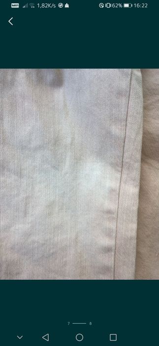 H&M spodnie dżinsy z przetarciami dziurami jeansy boyfriend mom fit