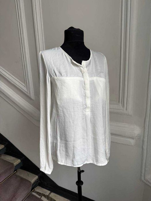 Біла напівпрозора блуза only розмір s