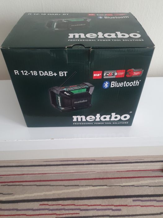 Radio budowlane metabo