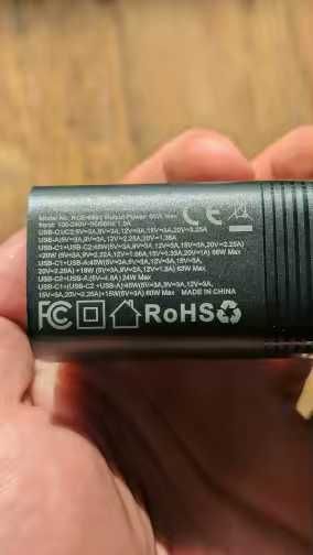 Зарядний пристрій до ноута ASOMETECH 65w/67w GaN USB PPS PD QC пишіть