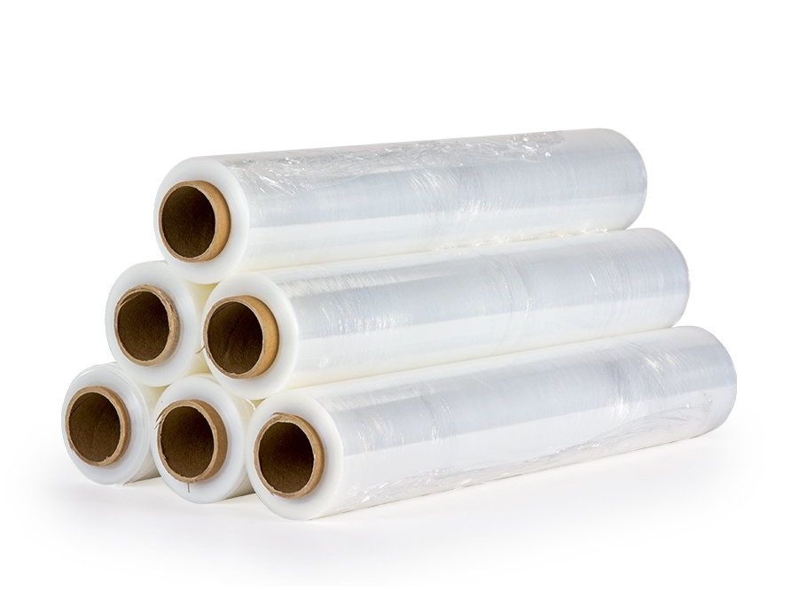 Стрейч плівка чорна та прозора