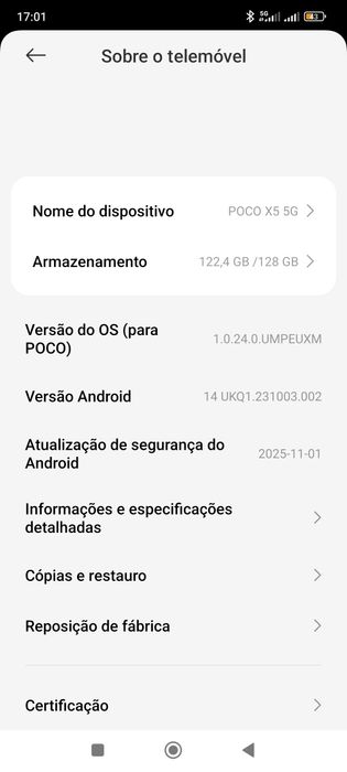 Xiaomi poco X5 5G dual sim em excelente estado