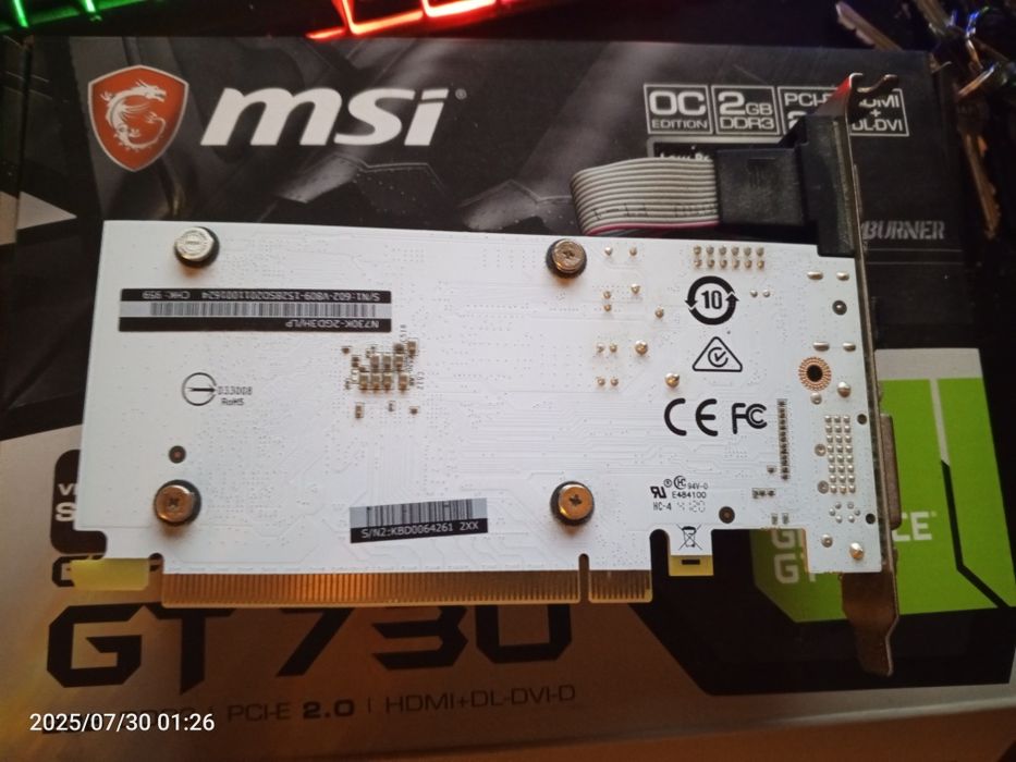 GeForce GT 730 msi