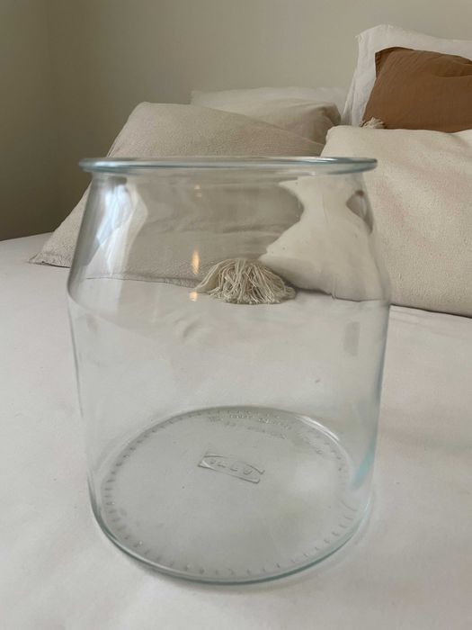 Vaso decorativo de vidro