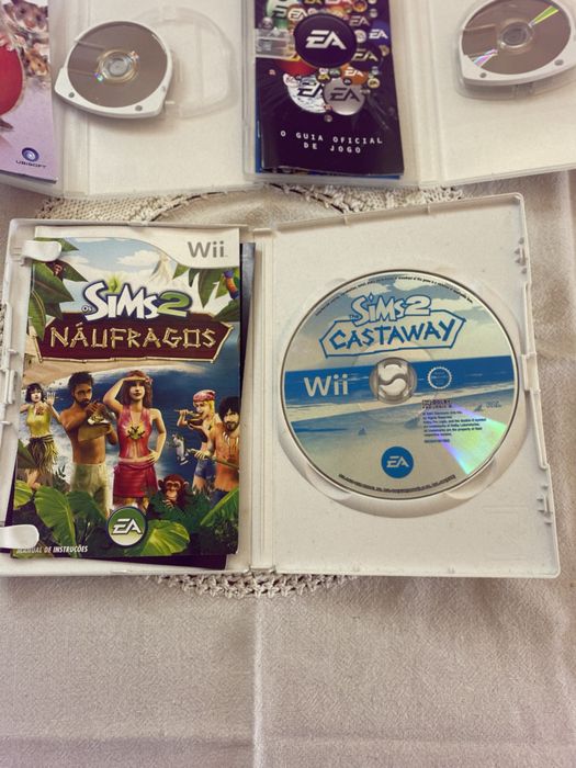 3 Jogos sims psp/wii e petz