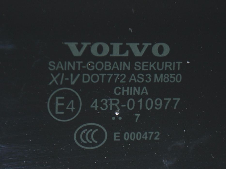Скло люка заднє VOLVO S90 SPA 2016-2020 31424955