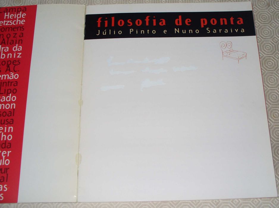 Filosofia de Ponta Volume 1 - tex: Júlio Pinto; des. Nuno Saraiva
