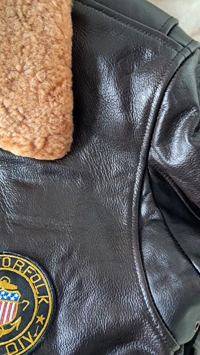 Kurtka skórzana  męska