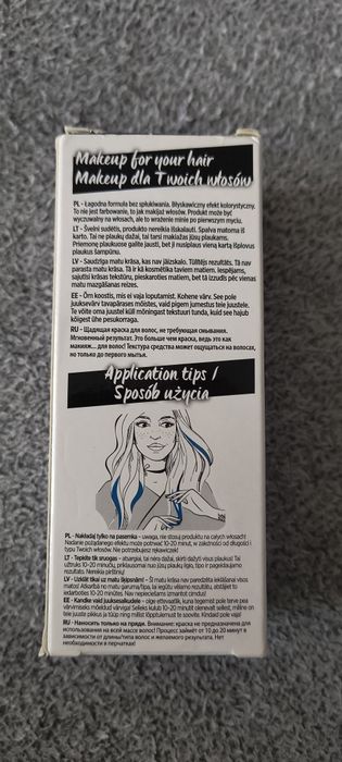 Loreal Paris colorista hair makeup cobalt
