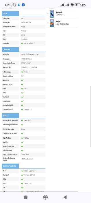 Troco Xiaomi 10 pro por telemóvel