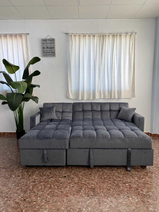 Sofa cama con chaiselongue reversivel Novo Envoi gratis