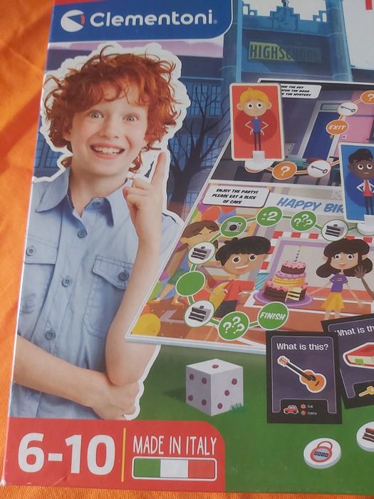 Mystery English jogo tabuleiro