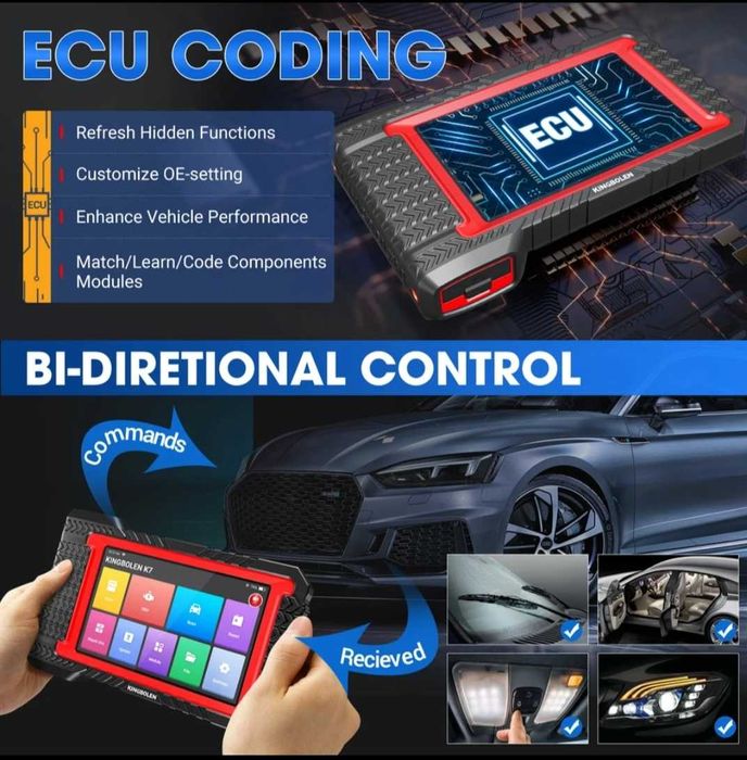 ‼️Розпродаж‼️Автосканер KINGBOLEN K7