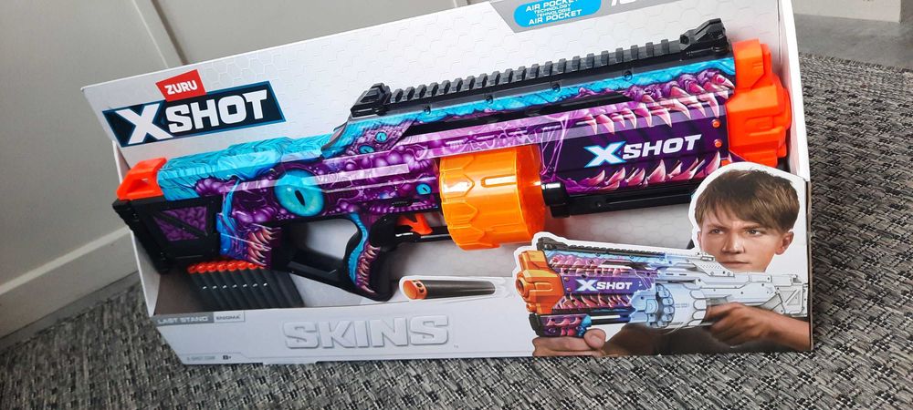 Pistolet zabawka, x-shot, nerf