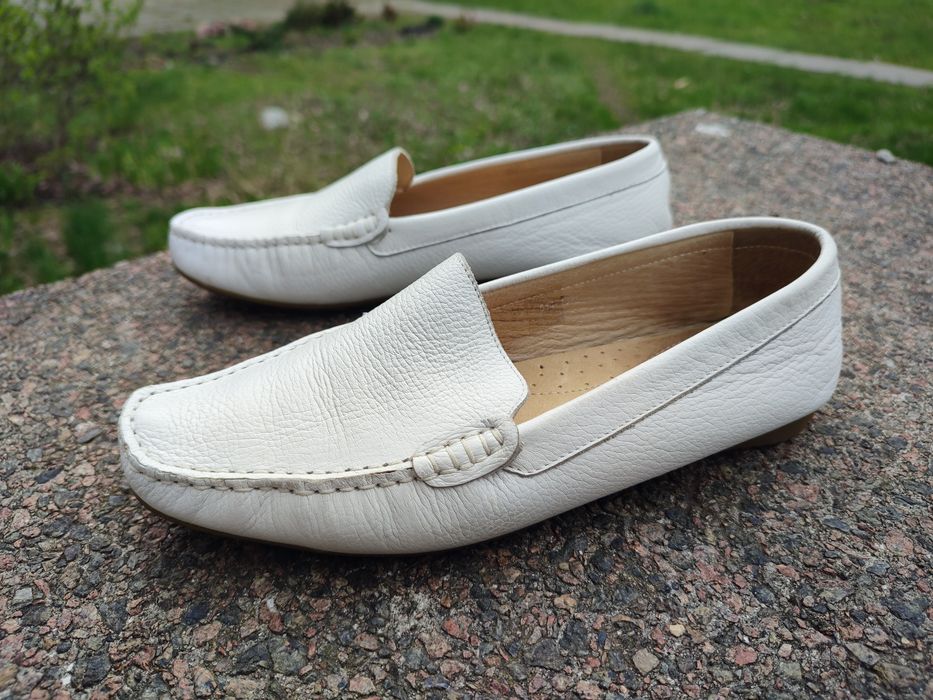 Кожаные мокасины р.39