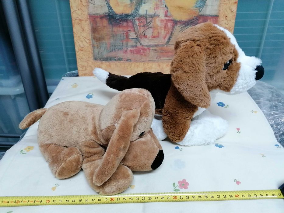 brinquedos - 2 peluches usados como novos