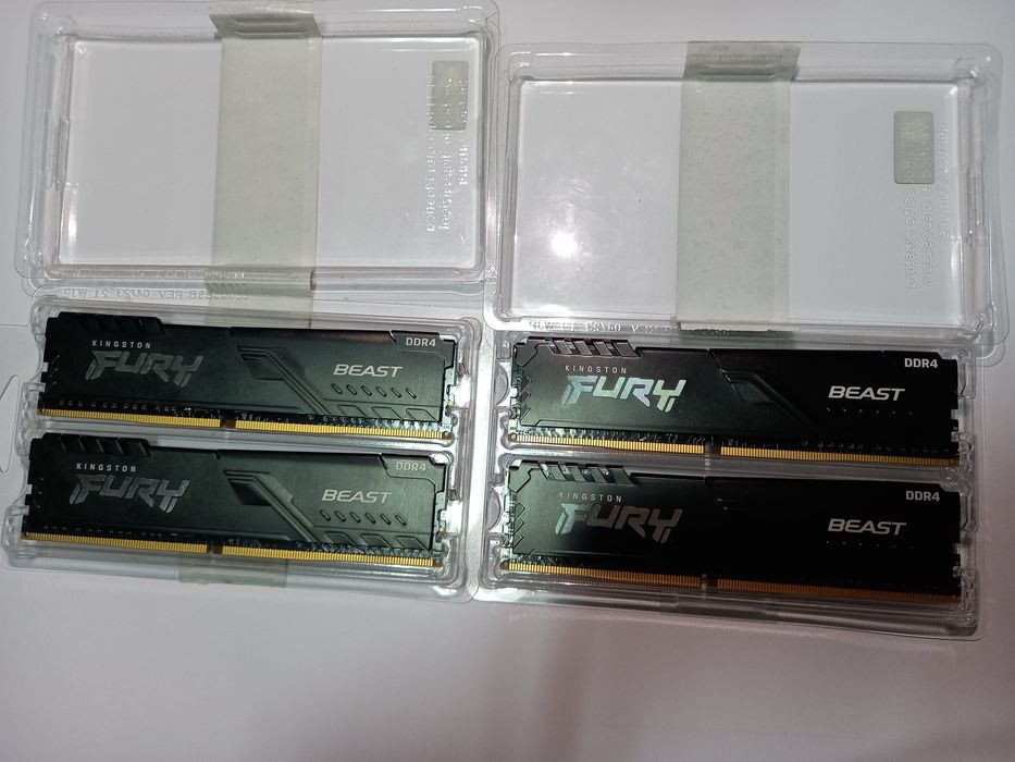 Kingston Fury Beast DDR4 4×8(32гб) 3600 МГ