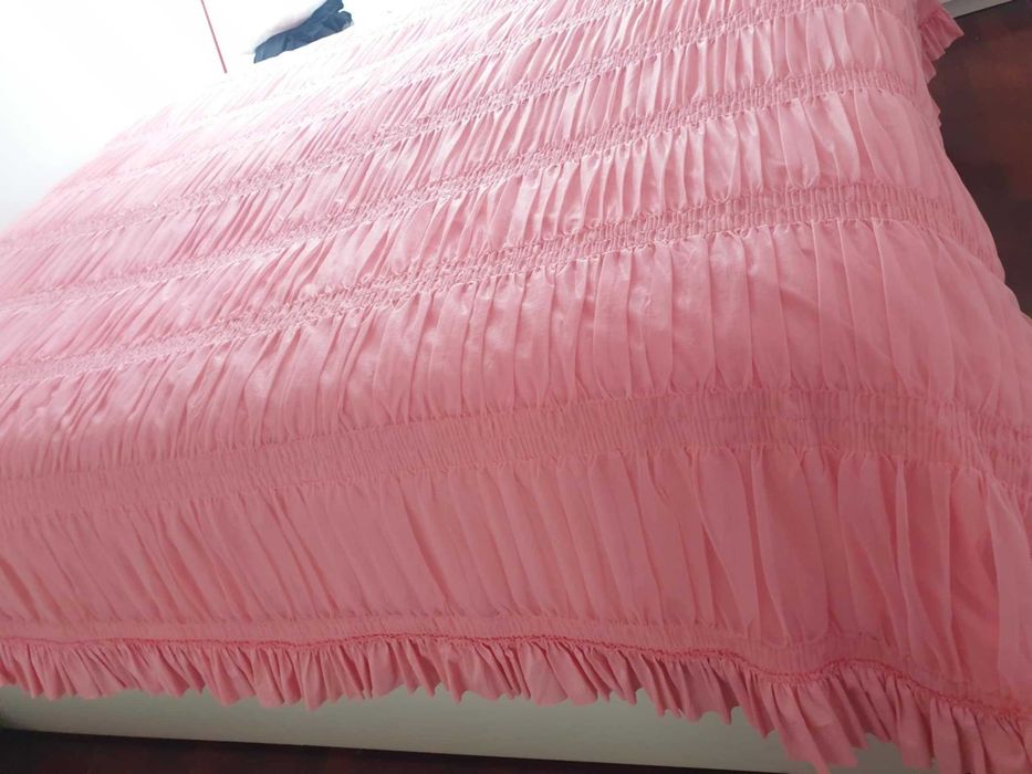 Colcha de cama de casal 2,70 cm x 2,45 cm