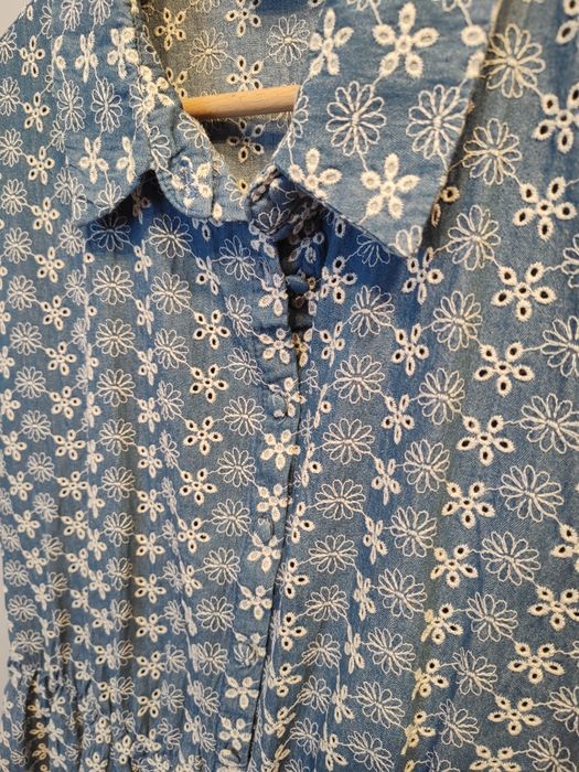 Sukienka z lyocellu marki NAF NAF