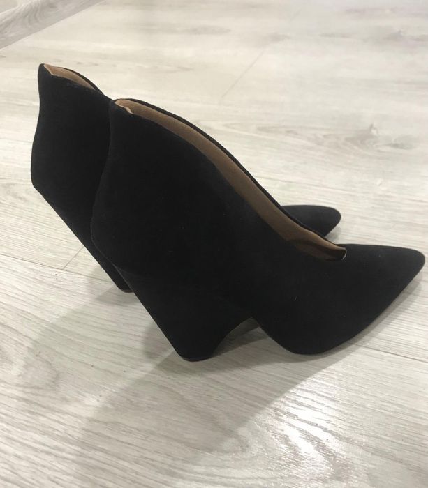 Туфлі лодочки замш