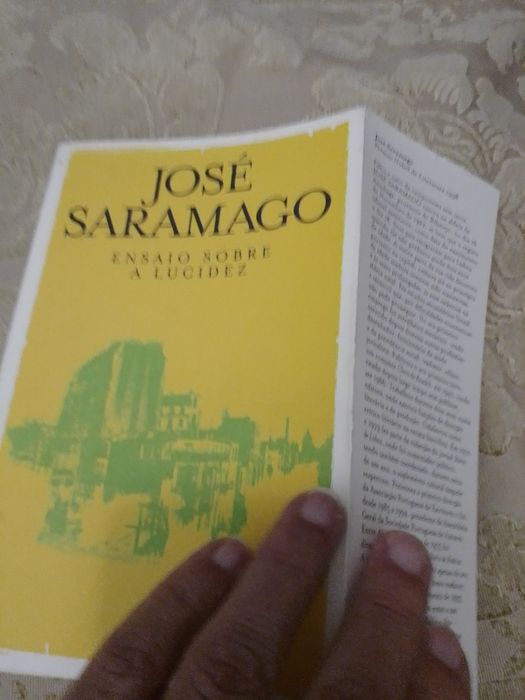 Ensaio sobre lucidez - 1 edição-Saramago-caminho- com contra Capa com bela estetica-Raro -17E - Contos Dramáticos JN/DN -2E Desde 2E