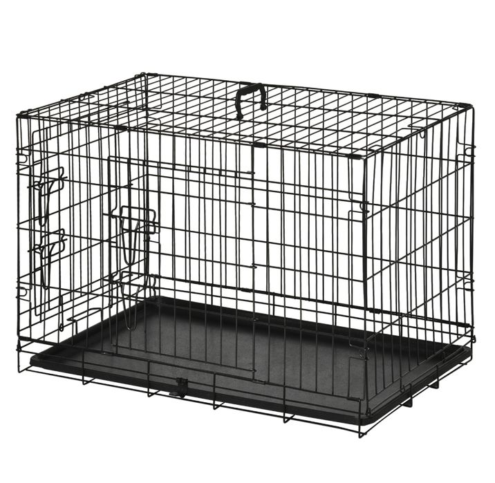 LOJA!! Dog Crate jaula com 2 portas - PORTES GRÁTIS!!