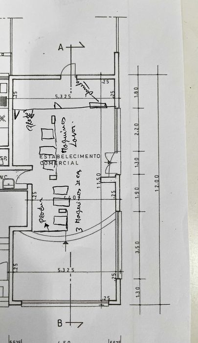 Loja Comercial com 85m3 com Negocio de Lavandaria | ULTIMOS MESES