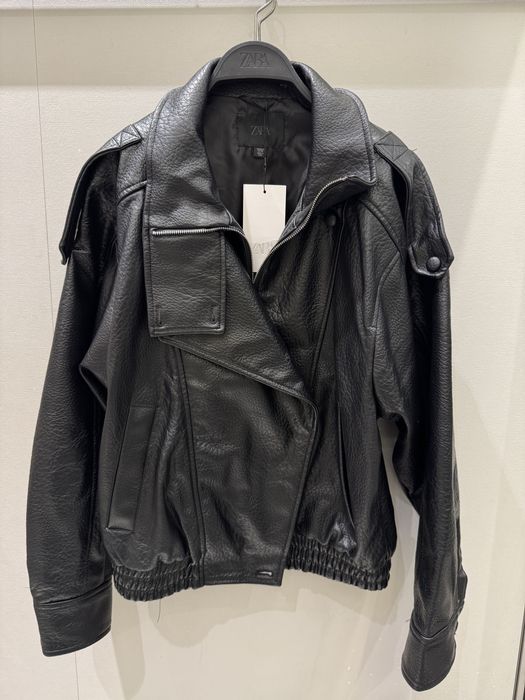 Куртка Zara шкіряна жіноча