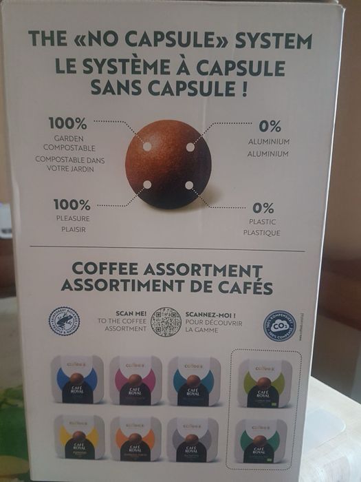 Кавоварка автоматична CoffeeB Royal Globe ECO капсульна , Чорна НОВА