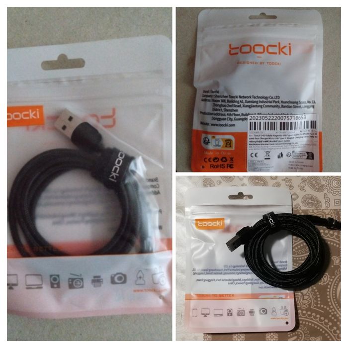 Cabo magnético tipo C 540° — 2 m