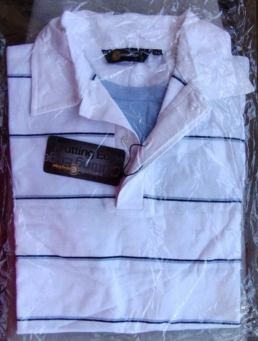Polo homem, novo, marca Cutting Edge, tamanho M