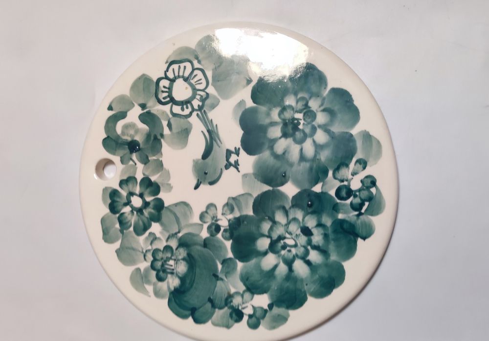 Włocławek deska z ptaszkiem sygnowana nr 6550