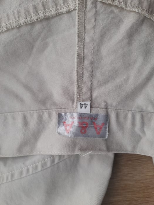 Spodnie damskie z wysokim stanem i szeroką nogawką A&A