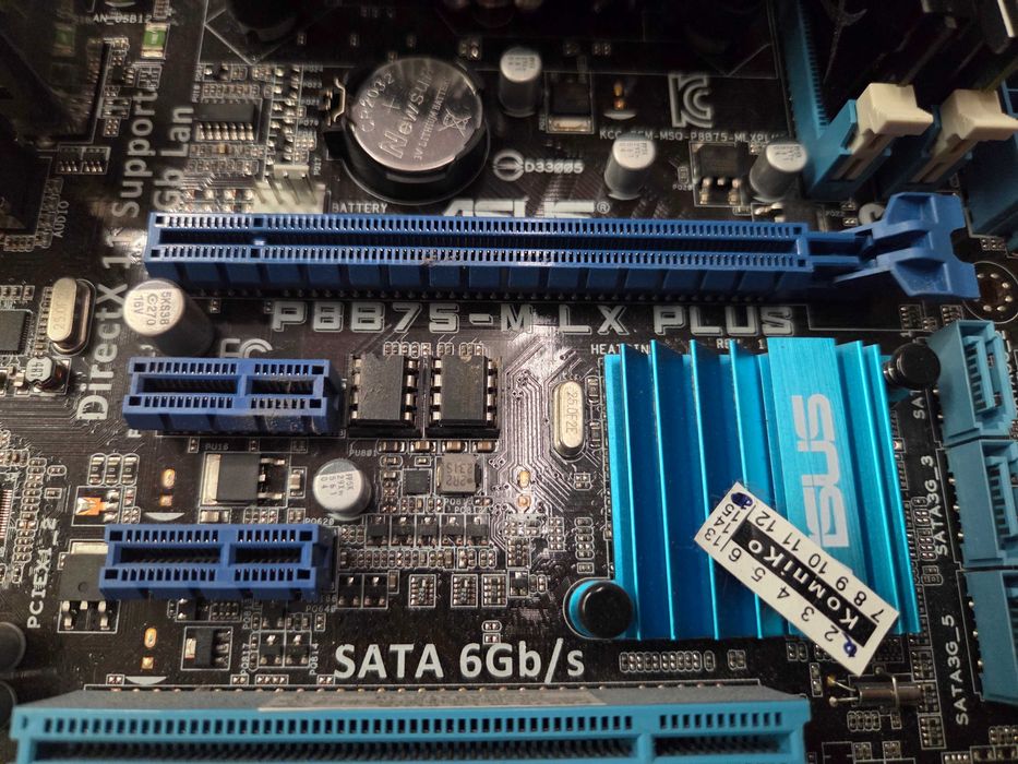 Zestaw: płyta główna asus + procesor i3-3220 + RAM 2x8GB