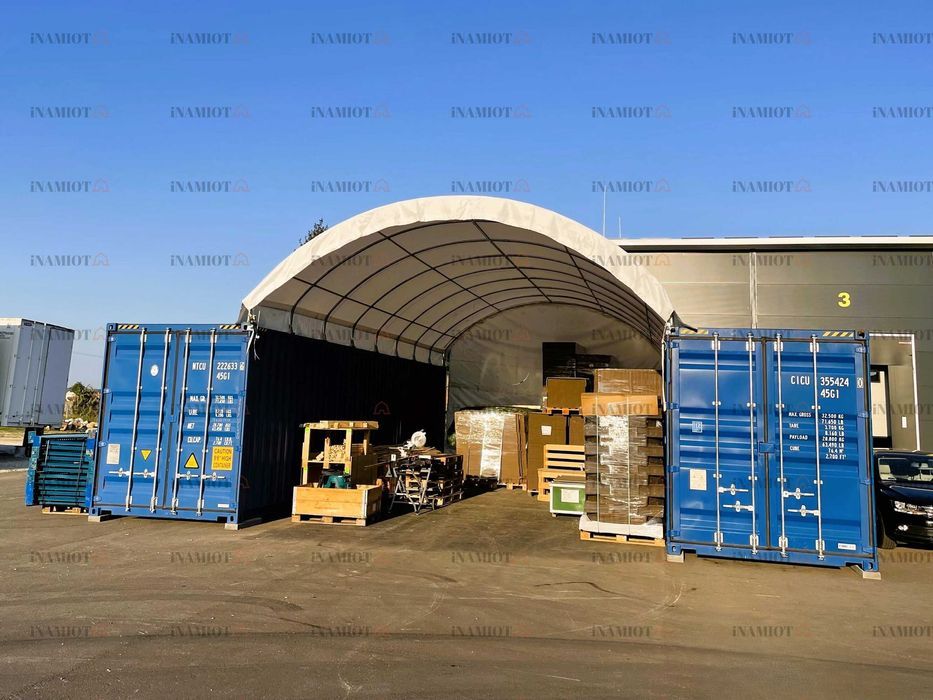 Zadaszenie Kontenerowe 6x6m (wiata tunelowa, magazyn)