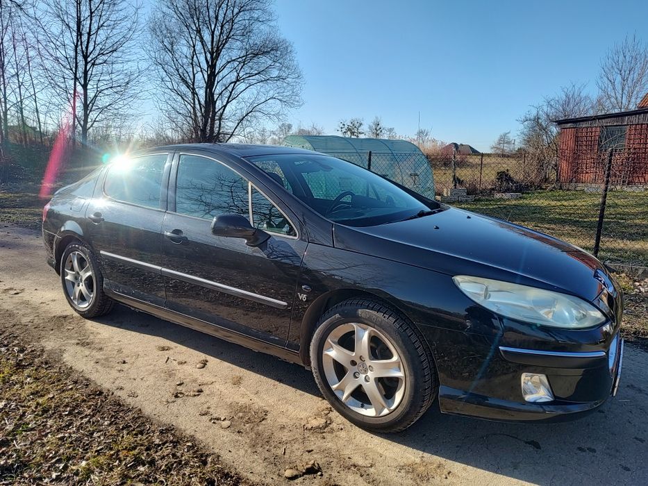 Peugeot 407 3.0 V6 Automat Czarna strzała