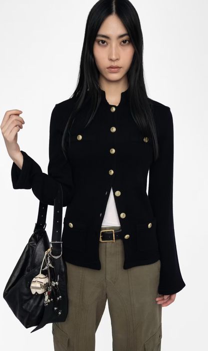 Кардиган черный с новой колекции Zadig & Voltaire