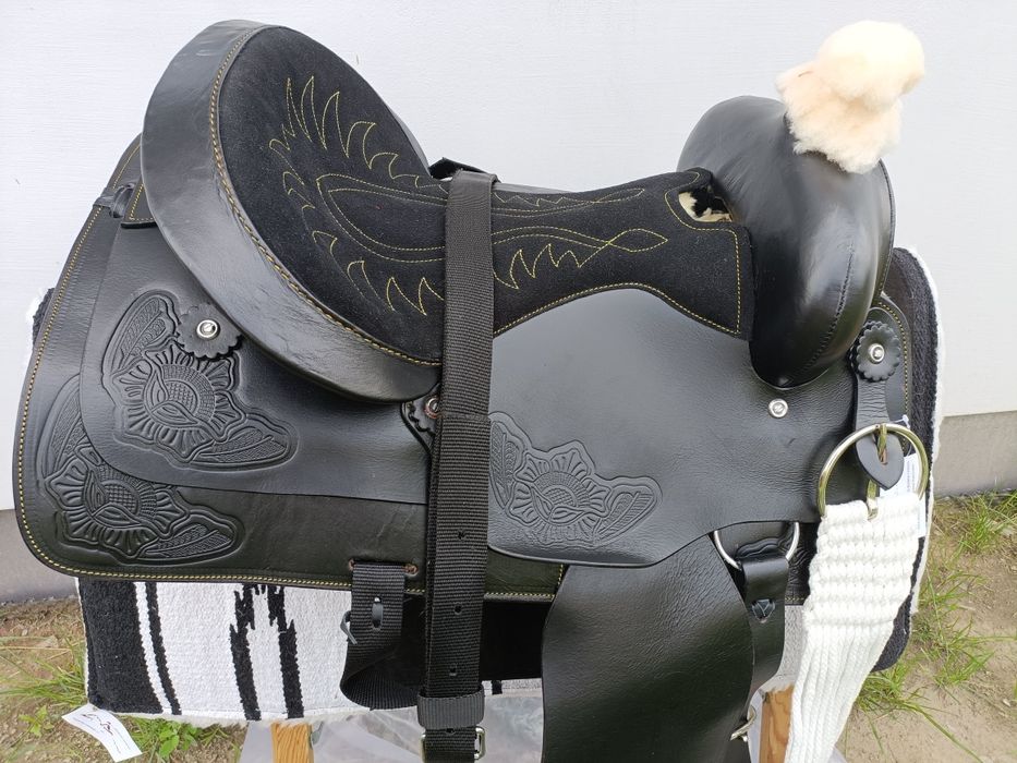 Siodło western ze skóry