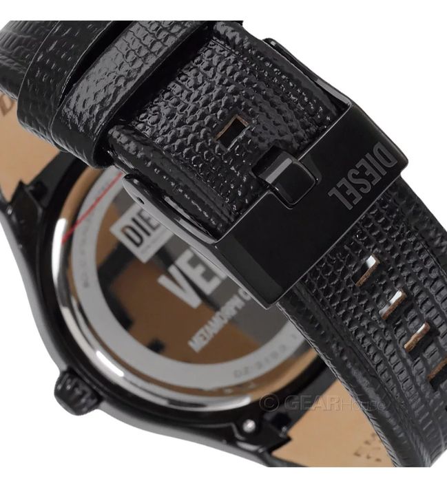 DIESEL Metamorph Vert Mens Watch, Black Dial, Reptilian. Годинник часы